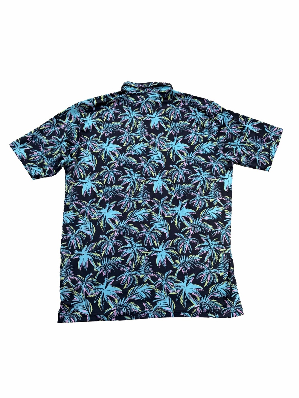 Lofty Llama Men’s Size XL Extra Large The Palmer Neon Palm Tree Golf Polo - Picture 2 of 8